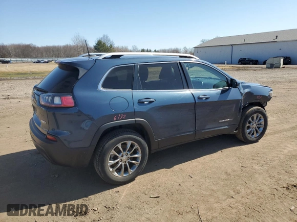 2021 Jeep Cherokee Altitude with VIN 1C4PJMLB7MD139167, listed as a Copart auction lot 49234645 with 44,361 mi miles and Salvage Title. Bid and sale history available at carsss.com. Image 3.
