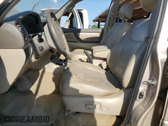 2005 Toyota Land Cruiser z VIN JTEHT05J452079854, wystawiony jako Copart lot #52902835 z przebiegiem Nie podano mil oraz Szkoda całkowita • Salvage title. Historia ofert i sprzedaży dostępna na DreamBid. Obrazek 7.