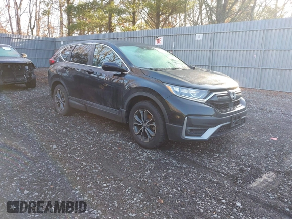 2020 Honda CR-V EX with VIN 5J6RW2H55LA021632, listed as a IAAI auction lot 41485158 with 32,267 mi miles. Bid and sale history available at carsss.com. Image 1.