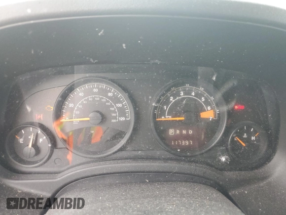2017 Jeep Patriot High Altitude with VIN 1C4NJRFB7HD110449, listed as a Copart auction lot 62674615 with 117,397 mi miles and Salvage title. Bid and sale history available at DreamBid. Image 9.