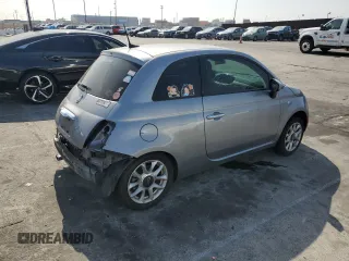 2017 FIAT 500 Pop with VIN 3C3CFFKR6HT618873, listed as a Copart auction lot 53839615 with 59,932 mi miles and Salvage Title. Bid and sale history available at carsss.com. Image 3.