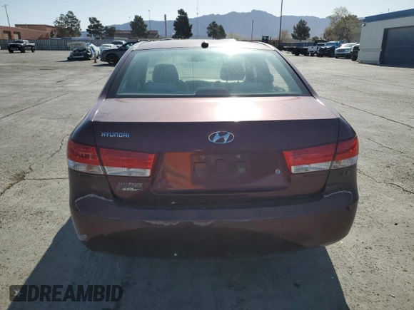 2007 Hyundai Sonata GLS with VIN 5NPET46C37H291788, listed as a Copart auction lot 52166515 with 169,254 mi miles and Clean Title. Bid and sale history available at DreamBid. Image 6.