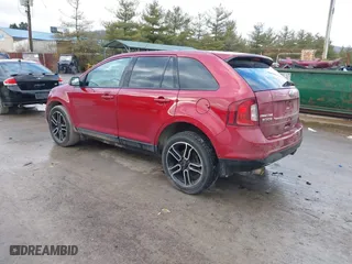 2013 Ford Edge SEL with VIN 2FMDK4JC7DBC80818, listed as a IAAI auction lot 41674183 with 198,407 mi miles. Bid and sale history available at carsss.com. Image 3.