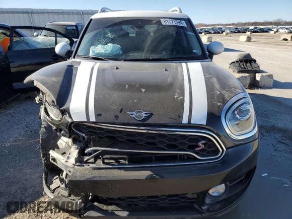 2019 MINI Countryman Cooper S z VIN WMZYT3C55K3E95898, wystawiony jako Copart lot #81771594 z przebiegiem 87 340 mil mil oraz Szkoda całkowita • Salvage title. Historia ofert i sprzedaży dostępna na DreamBid. Obrazek 5.