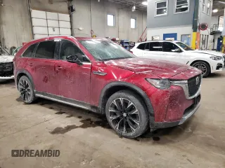 2024 Mazda CX-90 Premium with VIN JM3KKDHA4R1112533, listed as a Copart auction lot 45791775 with 14,051 mi miles and Salvage title. Bid and sale history available at DreamBid. Image 4.