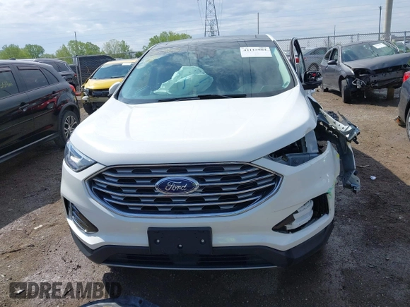 2020 Ford Edge SEL z VIN 2FMPK4J9XLBA07663, wystawiony jako IAAI lot #42115904 z przebiegiem 45 385 mil mil oraz . Historia ofert i sprzedaży dostępna na DreamBid. Obrazek 13.