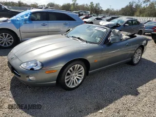 2005 Jaguar XK with VIN SAJDA42C152A44151, listed as a Copart auction lot 43853165 with 100,447 mi miles and Clean Title. Bid and sale history available at carsss.com. Image 1.