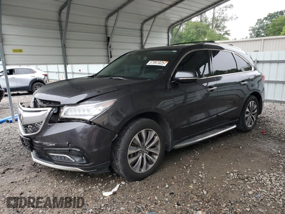 2014 Acura MDX Technology z VIN 5FRYD3H60EB003036, wystawiony jako Copart lot #57997025 z przebiegiem 127 352 mil mil oraz Szkoda całkowita • Salvage title. Historia ofert i sprzedaży dostępna na DreamBid. Obrazek 1.