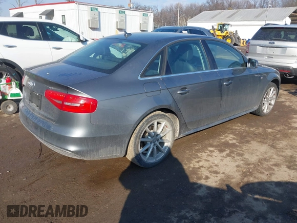 2016 Audi A4 Premium with VIN WAUAFAFL0GA011852, listed as a IAAI auction lot 41423605 with 88,651 mi miles. Bid and sale history available at carsss.com. Image 4.