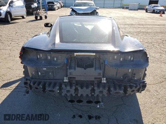2017 Chevrolet Corvette 1LT with VIN 1G1YA2D77H5106147, listed as a Copart auction lot 49420855 with 62,235 mi miles and Salvage Title. Bid and sale history available at carsss.com. Image 6.