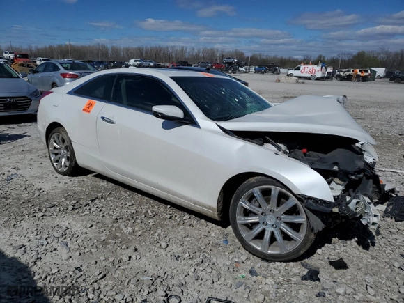2015 Cadillac ATS Coupe Performance AWD with VIN 1G6AJ1R36F0115184, listed as a Copart auction lot 47236034 with 50,542 mi miles and Salvage Title. Bid and sale history available at carsss.com. Image 4.