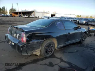 2005 Chevrolet Monte Carlo LT with VIN 2G1WX12K359171809, listed as a Copart auction lot 82311124 with 210,927 mi miles and Salvage Title. Bid and sale history available at carsss.com. Image 3.