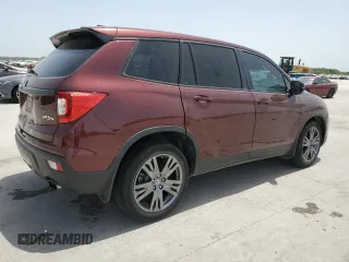 2021 Honda Passport EX-L with VIN 5FNYF7H50MB013526, listed as a Copart auction lot 65603644 with 44,745 mi miles and Salvage Title. Bid and sale history available at carsss.com. Image 3.