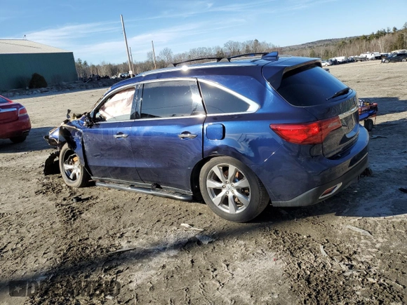 2014 Acura MDX Advance with VIN 5FRYD4H85EB023189, listed as a Copart auction lot 42952214 with Not provided miles and Clean title. Bid and sale history available at DreamBid. Image 2.