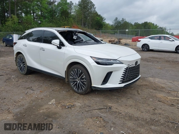 2023 Lexus RX 350 z VIN 2T2BAMBAXPC007570, wystawiony jako IAAI lot #41941157 z przebiegiem 74 026 mil mil oraz . Historia ofert i sprzedaży dostępna na DreamBid. Obrazek 1.