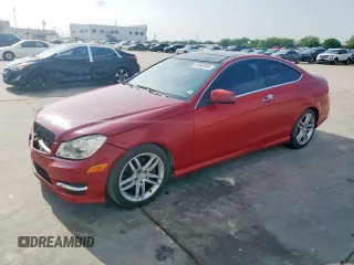 2013 Mercedes-Benz C with VIN WDDGJ5HB1DF952691, listed as a Copart auction lot 54562865 with 122,432 mi miles and Clean Title. Bid and sale history available at carsss.com. Image 1.