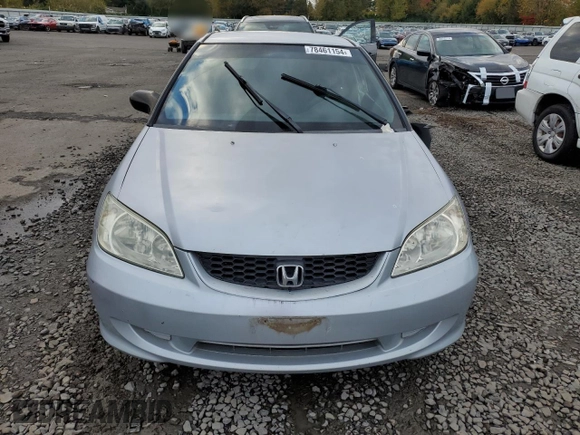 2005 Honda Civic LX with VIN 1HGEM215X5L062688, listed as a Copart auction lot 78461154 with 162,124 mi miles and Salvage Title. Bid and sale history available at DreamBid. Image 5.