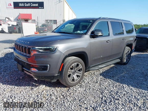 2024 Jeep Wagoneer Series II with VIN 1C4SJUBP0RS165085, listed as a IAAI auction lot 41990116 with 29,683 mi miles and . Bid and sale history available at DreamBid. Image 2.