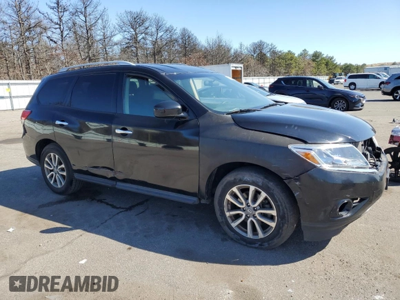 2014 Nissan Pathfinder Platinum with VIN 5N1AR2MM6EC717507, listed as a Copart auction lot 52734495 with 115,330 mi miles and Clean title. Bid and sale history available at DreamBid. Image 4.