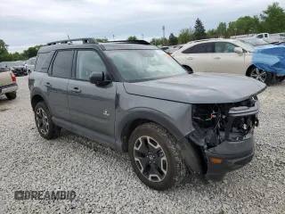 2024 Ford Bronco Sport Outer Banks with VIN 3FMCR9C68RRF08281, listed as a Copart auction lot 56272655 with Not provided miles and Salvage title. Bid and sale history available at DreamBid. Image 4.