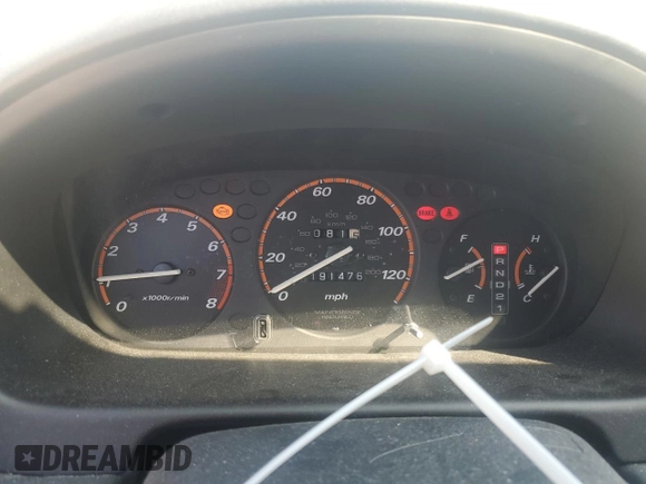 2001 Honda CR-V SE with VIN JHLRD18701S003413, listed as a Copart auction lot 42331875 with 191,476 mi miles and Salvage Title. Bid and sale history available at carsss.com. Image 9.
