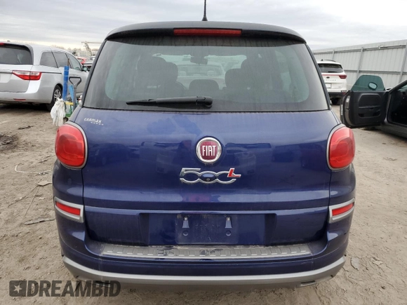 2018 FIAT 500L Trekking with VIN ZFBCFADH9JZ041163, listed as a Copart auction lot 80612384 with 108,385 mi miles and Salvage Title. Bid and sale history available at carsss.com. Image 6.