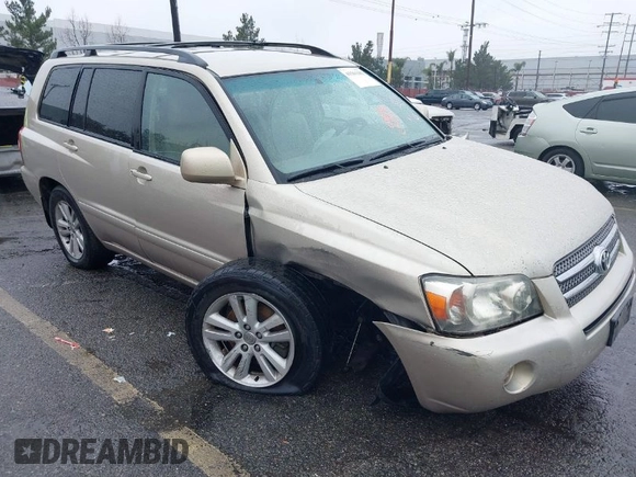 2006 Toyota Highlander z VIN JTEDW21AX60006508, wystawiony jako IAAI lot #41561183 z przebiegiem 171 196 mil mil oraz . Historia ofert i sprzedaży dostępna na DreamBid. Obrazek 1.