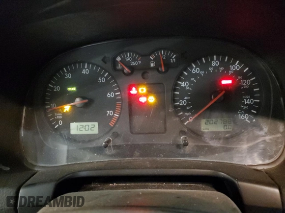 2003 Volkswagen Jetta Sedan GLS with VIN 3VWSK69M03M076991, listed as a Copart auction lot 47542785 with 202,788 mi miles and Salvage Title. Bid and sale history available at carsss.com. Image 9.