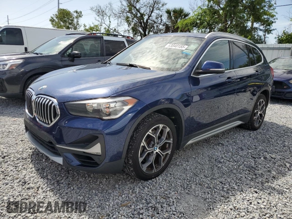 2020 BMW X1 xDrive28i with VIN WBXJG9C0XL5R33141, listed as a Copart auction lot 63040155 with 165,172 mi miles and Clean title. Bid and sale history available at DreamBid. Image 1.