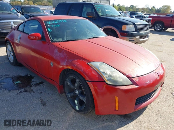 2004 Nissan 350Z Enthusiast with VIN JN1AZ34D44M102606, listed as a IAAI auction lot 41123390 with 174,603 mi miles and . Bid and sale history available at DreamBid. Image 1.