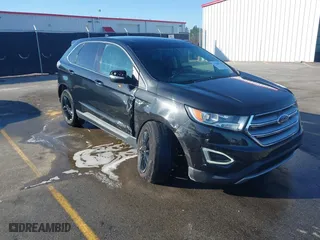 2015 Ford Edge SEL with VIN 2FMTK4J86FBC24301, listed as a IAAI auction lot 41758820 with 94,915 mi miles. Bid and sale history available at carsss.com. Image 1.