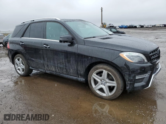 2014 Mercedes-Benz M 350 with VIN 4JGDA2EB7EA363543, listed as a Copart auction lot 53585855 with 168,940 mi miles and Salvage Title. Bid and sale history available at DreamBid. Image 4.