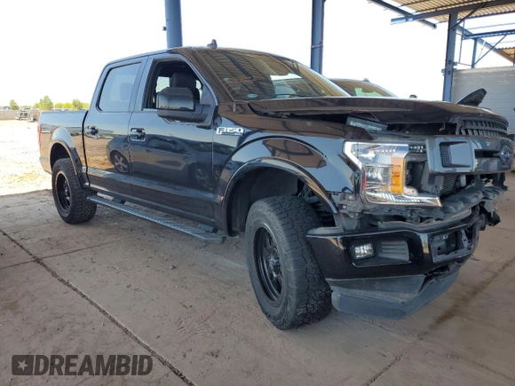 2020 Ford F-150 XL with VIN 1FTEW1EP0LKE96622, listed as a Copart auction lot 61238555 with 52,527 mi miles and Salvage title. Bid and sale history available at DreamBid. Image 4.