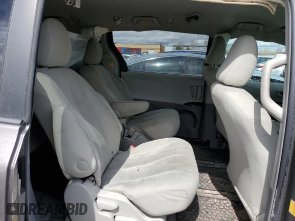 2011 Toyota Sienna with VIN 5TDZK3DC4BS081429, listed as a Copart auction lot 51644065 with 0 mi miles and Salvage Title. Bid and sale history available at carsss.com. Image 11.