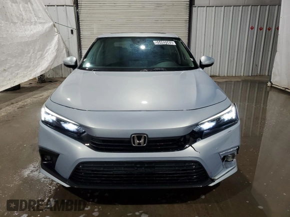 2022 Honda Civic Sedan Touring with VIN 2HGFE1F99NH309560, listed as a Copart auction lot 53485585 with 75,320 mi miles and Clean Title. Bid and sale history available at carsss.com. Image 5.