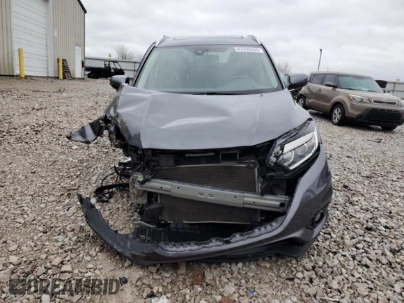2021 Honda HR-V EX with VIN 3CZRU6H51MM734643, listed as a Copart auction lot 43335265 with 42,137 mi miles and Salvage Title. Bid and sale history available at carsss.com. Image 5.