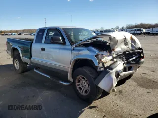 2004 Dodge Dakota Sport with VIN 1D7HG32N44S540671, listed as a Copart auction lot 80000954 with 140,475 mi miles and Salvage Title. Bid and sale history available at carsss.com. Image 4.