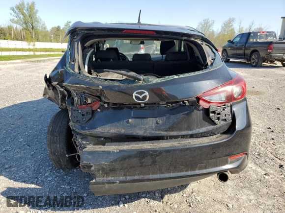 2017 Mazda 3 Touring with VIN 3MZBN1L78HM132387, listed as a Copart auction lot 56658705 with 123,507 mi miles and Salvage title. Bid and sale history available at DreamBid. Image 6.