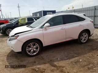 2011 Lexus RX 450h with VIN JTJBC1BA3B2045384, listed as a Copart auction lot 61182005 with 182,126 mi miles and Salvage title. Bid and sale history available at DreamBid. Image 1.