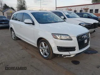 2015 Audi Q7 Premium Plus with VIN WA1LGAFE4FD007207, listed as a IAAI auction lot 41909751 with 59,836 mi miles and . Bid and sale history available at DreamBid. Image 1.