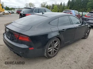 2016 Audi S7 with VIN WAUW2AFC3GN114032, listed as a Copart auction lot 72793934 with 53,062 mi miles and Salvage Title. Bid and sale history available at carsss.com. Image 3.