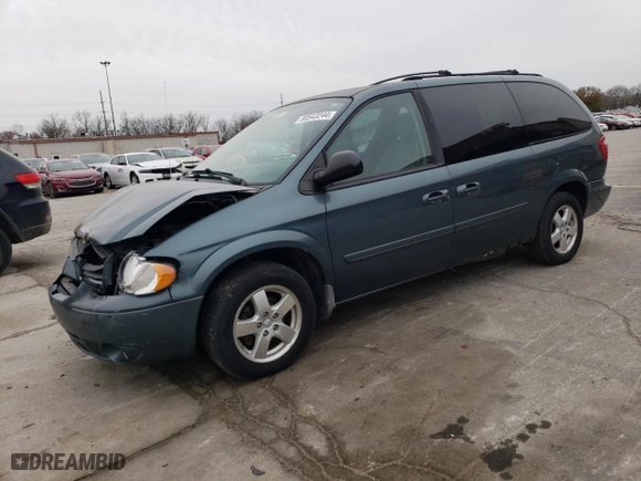 2006 Dodge Grand Caravan SXT with VIN 2D4GP44LX6R865372, listed as a Copart auction lot 80543244 with 216,856 mi miles and Salvage Title. Bid and sale history available at carsss.com. Image 1.