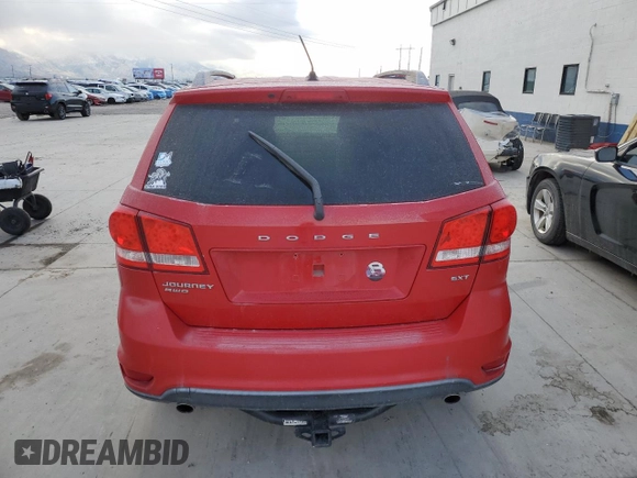 2013 Dodge Journey SXT with VIN 3C4PDDBG1DT593302, listed as a Copart auction lot 44517955 with 176,136 mi miles and Salvage title. Bid and sale history available at DreamBid. Image 6.