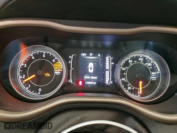 2016 Jeep Cherokee Sport with VIN 1C4PJLAB0GW216953, listed as a Copart auction lot 49031635 with 110,840 mi miles and Clean Title. Bid and sale history available at carsss.com. Image 9.