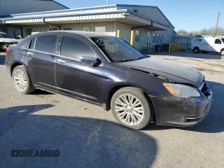 2012 Chrysler 200 Limited with VIN 1C3CCBCG6CN277823, listed as a Copart auction lot 44813385 with 155,889 mi miles and Salvage Title. Bid and sale history available at DreamBid. Image 4.