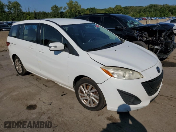 2013 Mazda 5 Sport with VIN JM1CW2BL6D0150232, listed as a Copart auction lot 69159794 with Not Provided miles and Salvage Title. Bid and sale history available at DreamBid. Image 4.