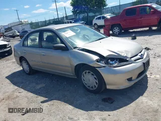 2004 Honda Civic LX z VIN 2HGES16524H640304, wystawiony jako IAAI lot #42307631 z przebiegiem 147 445 mil mil oraz . Historia ofert i sprzedaży dostępna na DreamBid. Obrazek 1.