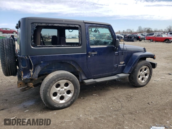2013 Jeep Wrangler Sahara with VIN 1C4AJWBG3DL516842, listed as a Copart auction lot 49246065 with 129,594 mi miles and Salvage title. Bid and sale history available at DreamBid. Image 3.
