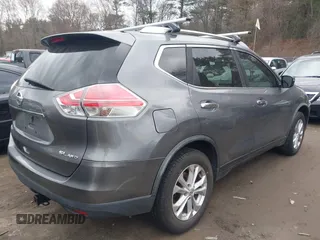 2016 Nissan Rogue SV with VIN KNMAT2MV6GP695258, listed as a IAAI auction lot 41720496 with 148,149 mi miles and . Bid and sale history available at carsss.com. Image 4.