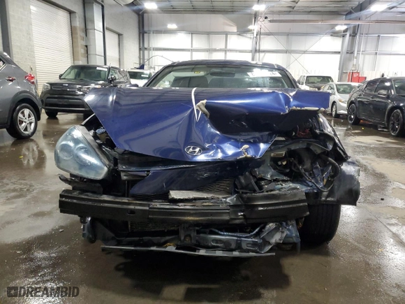 2007 Hyundai Tiburon GS with VIN KMHHM66D87U261282, listed as a Copart auction lot 82371424 with 140,737 mi miles and Salvage Title. Bid and sale history available at carsss.com. Image 5.